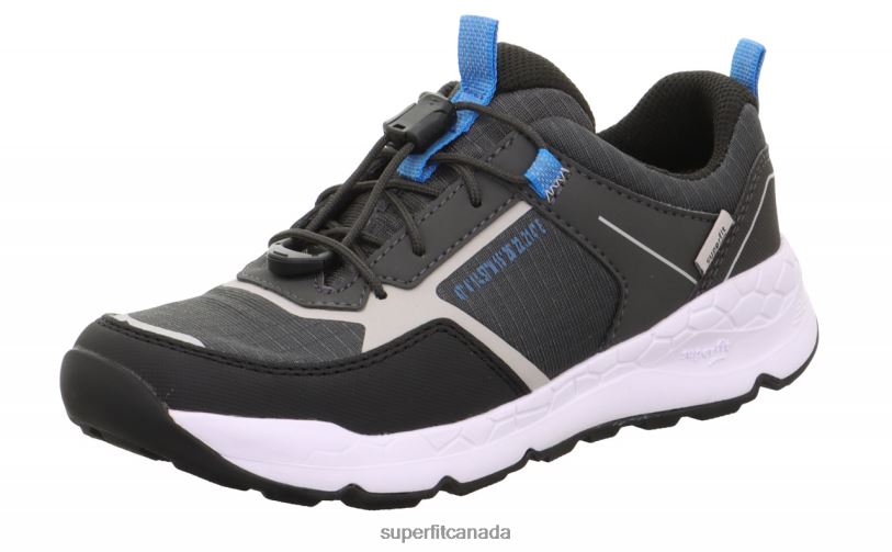 Superfit FREE RIDE - Sneakers low with Quick release fastener Grey/Blue Low Sneakers24FTT888
