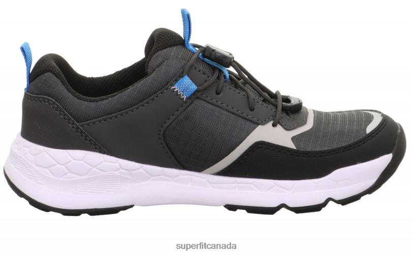 Superfit FREE RIDE - Sneakers low with Quick release fastener Grey/Blue Low Sneakers24FTT888