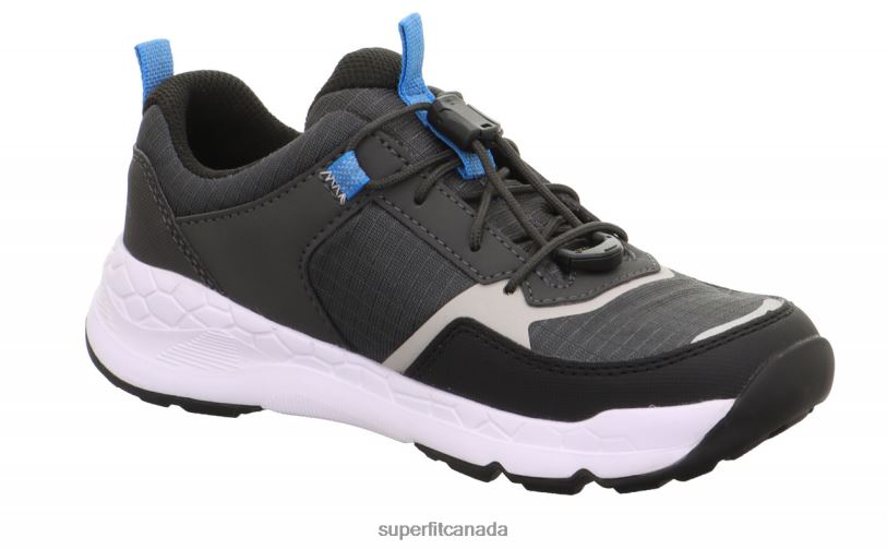 Superfit FREE RIDE - Sneakers low with Quick release fastener Grey/Blue Low Sneakers24FTT888