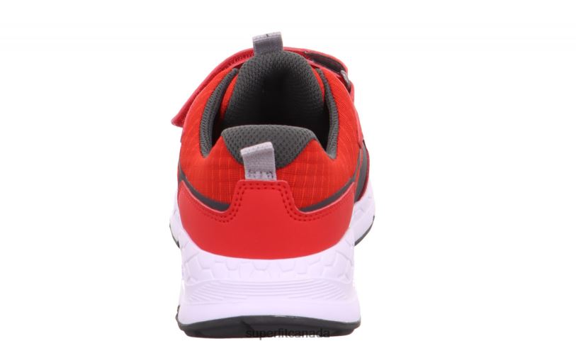 Superfit FREE RIDE - Sneakers low with Velcro Fastener Red/Grey Low Sneakers24FTT890