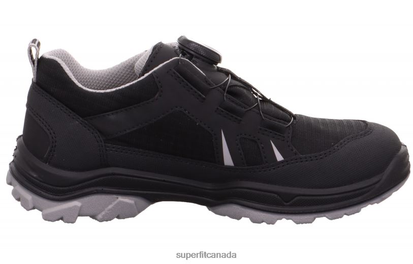 Superfit JUPITER - Sneakers low with BOA Fit System Black/Light grey Low Sneakers24FTT889
