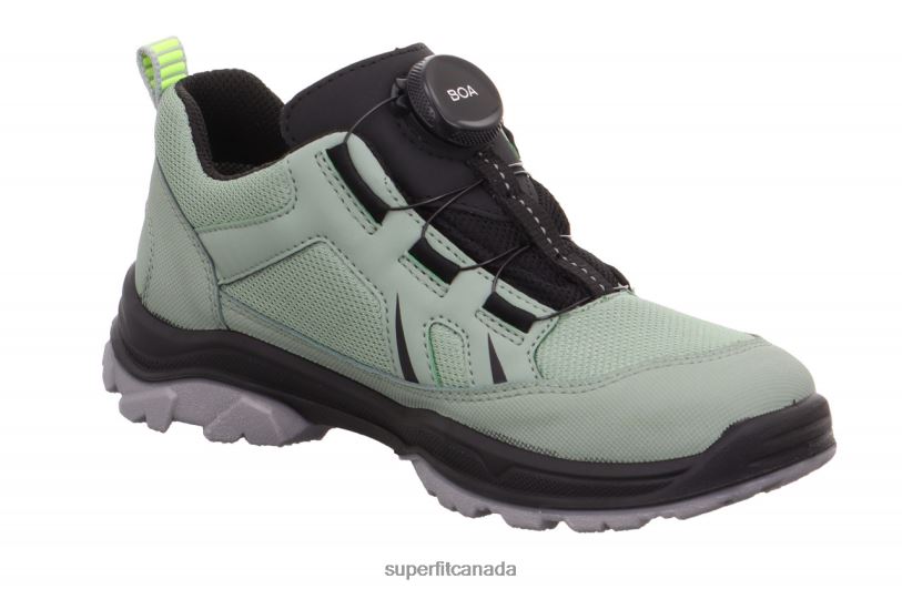 Superfit JUPITER - Sneakers low with BOA Fit System Light Green/Black Low Sneakers24FTT886