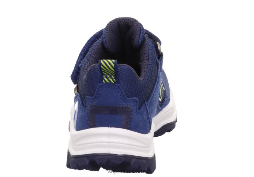Superfit JUPITER - Sneakers low with Velcro Fastener Blue/Light Green Low Sneakers24FTT770