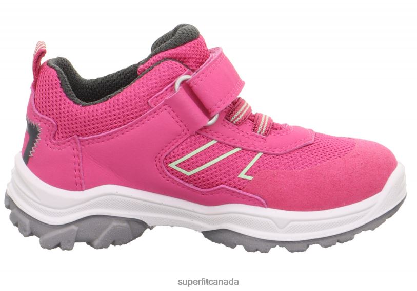 Superfit JUPITER - Sneakers low with Velcro Fastener Pink/Light Green Low Sneakers24FTT805