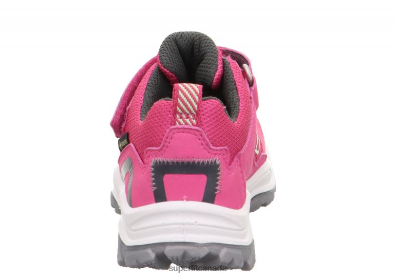 Superfit JUPITER - Sneakers low with Velcro Fastener Pink/Light Green Low Sneakers24FTT805