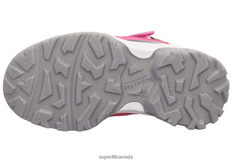 Superfit JUPITER - Sneakers low with Velcro Fastener Pink/Light Green Low Sneakers24FTT805