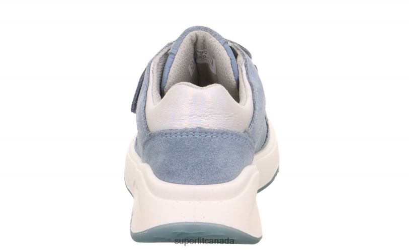 Superfit MELODY - Sneakers low with Velcro Fastener Blue/Silver Low Sneakers24FTT820