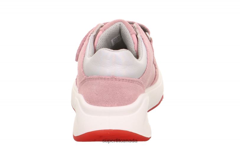 Superfit MELODY - Sneakers low with Velcro Fastener Pink/Light grey Low Sneakers24FTT814