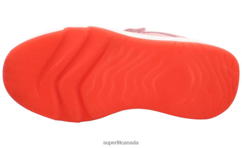 Superfit MELODY - Sneakers low with Velcro Fastener Pink/Light grey Low Sneakers24FTT814