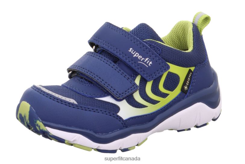 Superfit SPORT5 - Sneakers low with Velcro Fastener Blue/Light Green Low Sneakers24FTT807