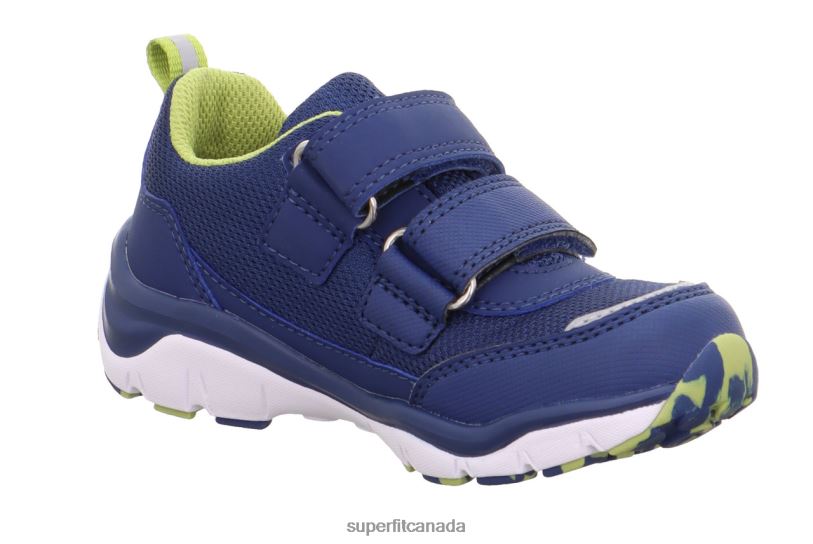 Superfit SPORT5 - Sneakers low with Velcro Fastener Blue/Light Green Low Sneakers24FTT807