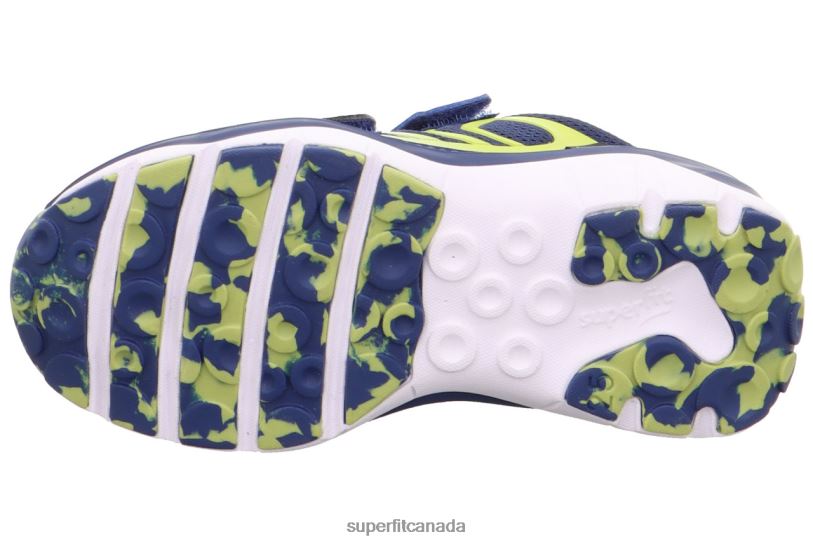 Superfit SPORT5 - Sneakers low with Velcro Fastener Blue/Light Green Low Sneakers24FTT807