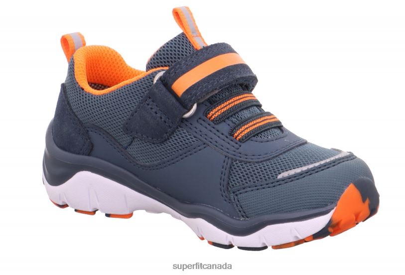 Superfit SPORT5 - Sneakers low with Velcro Fastener Blue/Orange Low Sneakers24FTT771