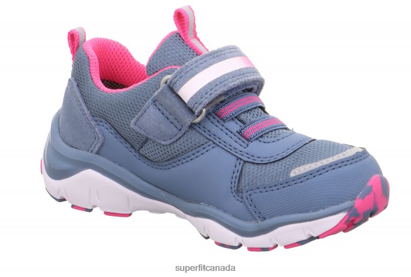 Superfit SPORT5 - Sneakers low with Velcro Fastener Blue/Pink Low Sneakers24FTT804