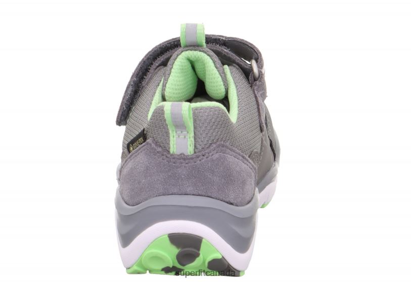 Superfit SPORT5 - Sneakers low with Velcro Fastener Light Grey/Light Green Low Sneakers24FTT826