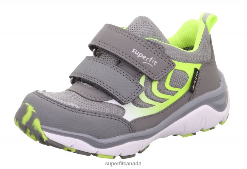 Superfit SPORT5 - Sneakers low with Velcro Fastener Light Grey/Yellow Low Sneakers24FTT780