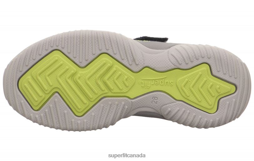 Superfit STORM - Sneakers low with Velcro Fastener Blue/Light Green Low Sneakers24FTT796