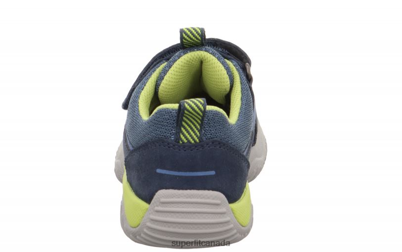 Superfit STORM - Sneakers low with Velcro Fastener Blue/Light Green Low Sneakers24FTT834