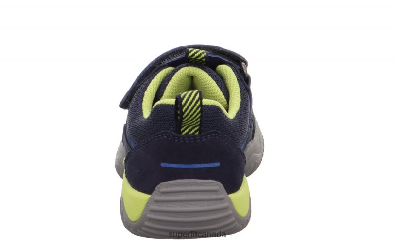 Superfit STORM - Sneakers low with Velcro Fastener Blue/Light Green Low Sneakers24FTT858