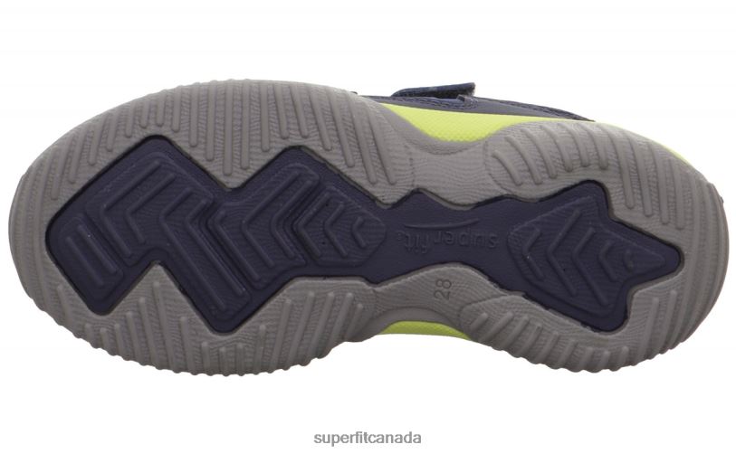 Superfit STORM - Sneakers low with Velcro Fastener Blue/Light Green Low Sneakers24FTT858