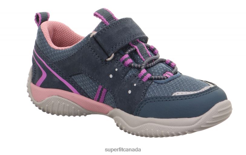 Superfit STORM - Sneakers low with Velcro Fastener Blue/Purple Low Sneakers24FTT788
