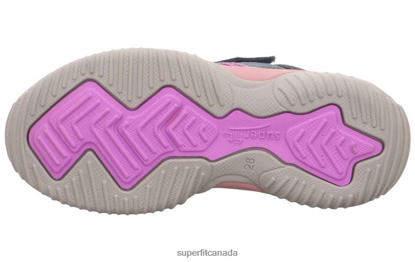 Superfit STORM - Sneakers low with Velcro Fastener Blue/Purple Low Sneakers24FTT788