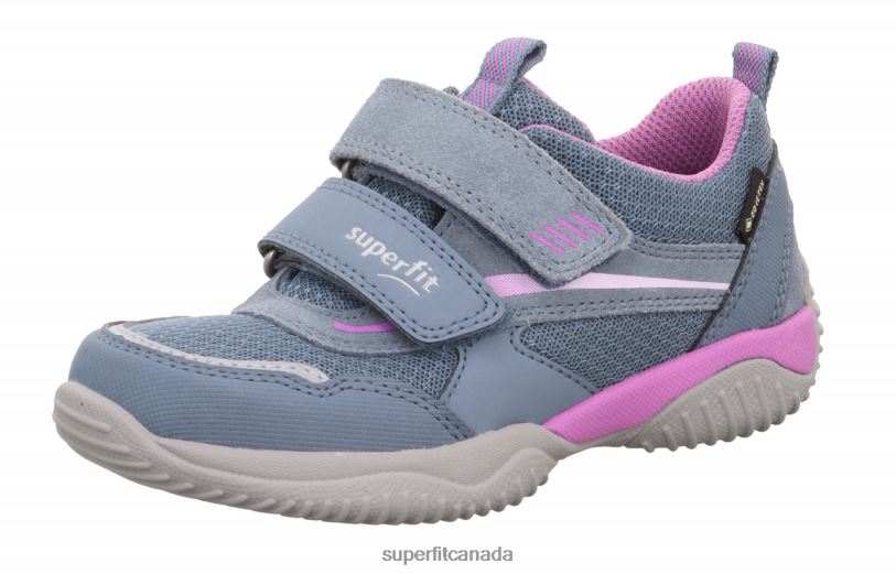 Superfit STORM - Sneakers low with Velcro Fastener Blue/Purple Low Sneakers24FTT818