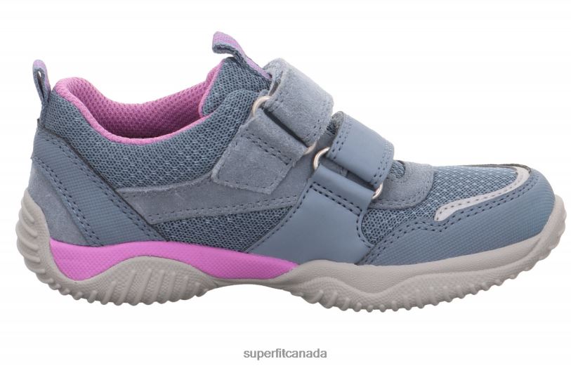 Superfit STORM - Sneakers low with Velcro Fastener Blue/Purple Low Sneakers24FTT818