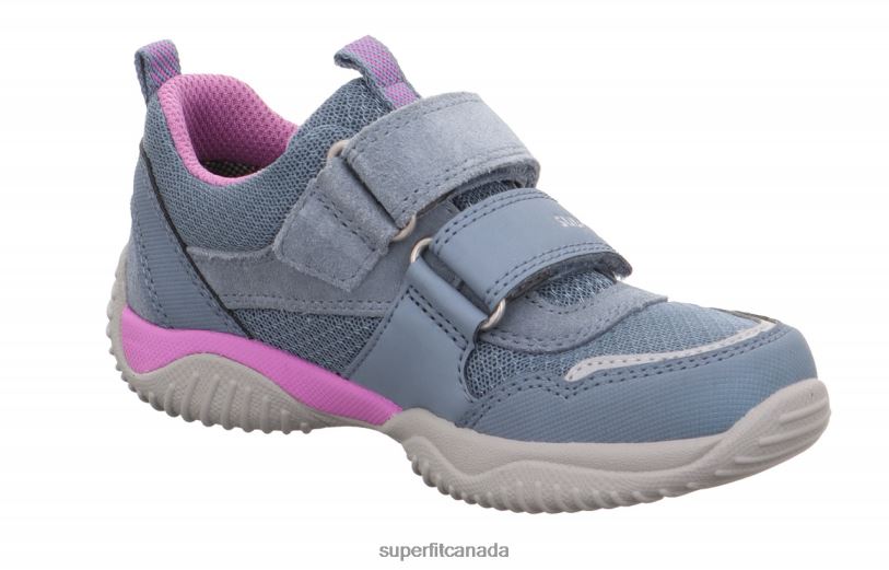 Superfit STORM - Sneakers low with Velcro Fastener Blue/Purple Low Sneakers24FTT818