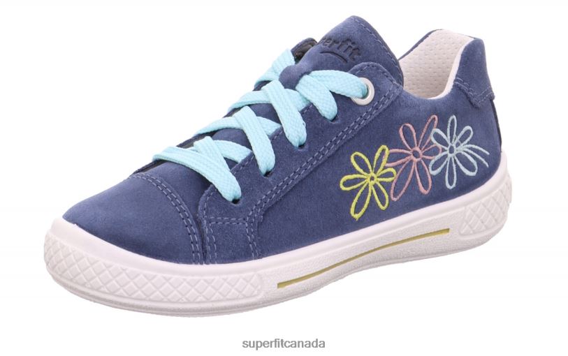 Superfit TENSY - Sneakers low with Lacing Blue Low Sneakers24FTT803