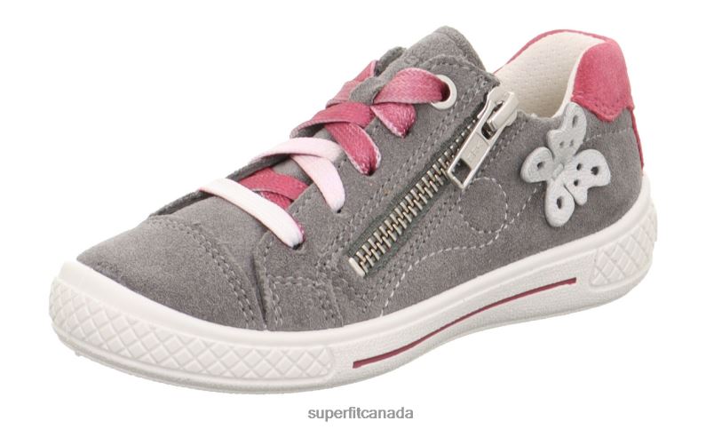 Superfit TENSY - Sneakers low with Zip Light Grey Low Sneakers24FTT798