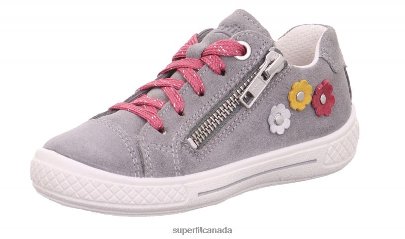 Superfit TENSY - Sneakers low with Zip Light Grey Low Sneakers24FTT822