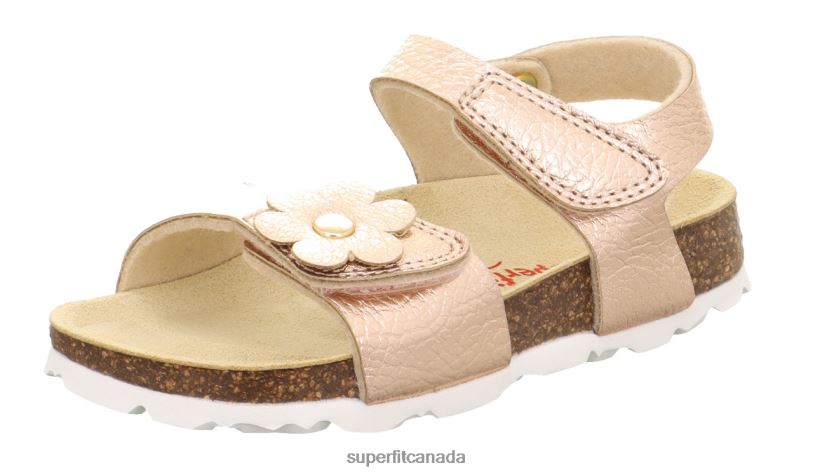 Superfit FUSSBETTPANTOFFEL - Sandal with Velcro Fastener Bronze Sandals24FTT681