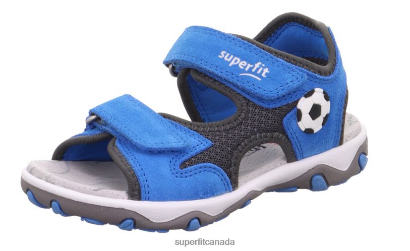 Superfit MIKE 3.0 - Sandal with Velcro Fastener Blue/Grey Sandals24FTT641