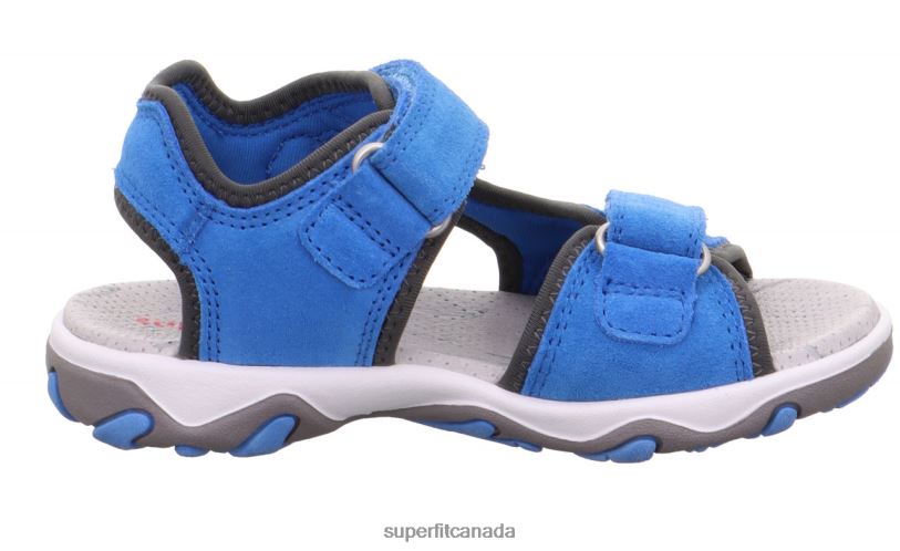 Superfit MIKE 3.0 - Sandal with Velcro Fastener Blue/Grey Sandals24FTT641