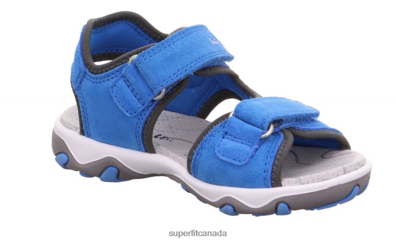 Superfit MIKE 3.0 - Sandal with Velcro Fastener Blue/Grey Sandals24FTT641