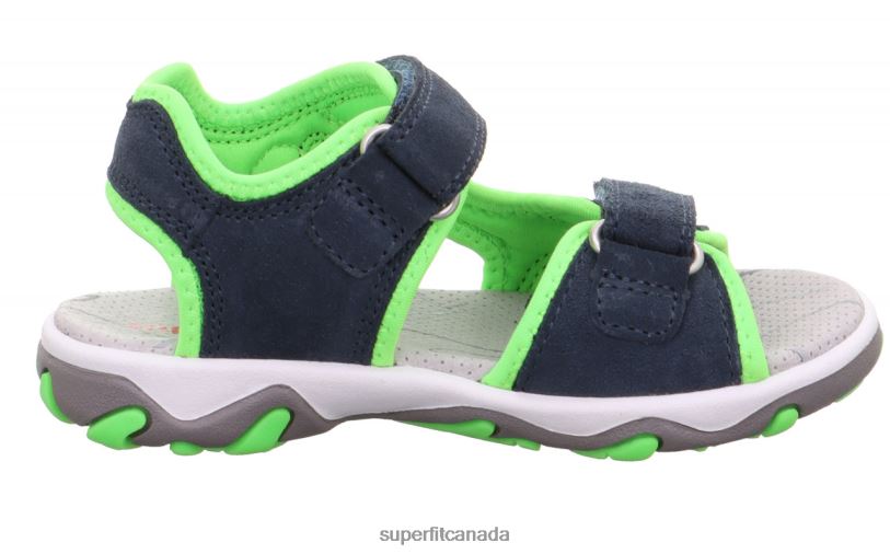 Superfit MIKE 3.0 - Sandal with Velcro Fastener Blue/Light Green Sandals24FTT613