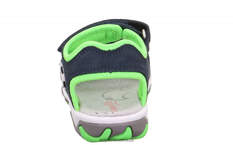 Superfit MIKE 3.0 - Sandal with Velcro Fastener Blue/Light Green Sandals24FTT613