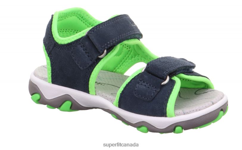 Superfit MIKE 3.0 - Sandal with Velcro Fastener Blue/Light Green Sandals24FTT613