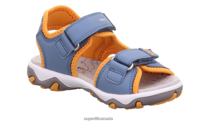 Superfit MIKE 3.0 - Sandal with Velcro Fastener Blue/Orange Sandals24FTT647