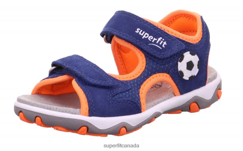 Superfit MIKE 3.0 - Sandal with Velcro Fastener Blue/Orange Sandals24FTT661