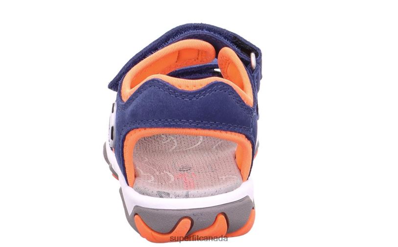 Superfit MIKE 3.0 - Sandal with Velcro Fastener Blue/Orange Sandals24FTT661