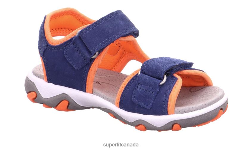 Superfit MIKE 3.0 - Sandal with Velcro Fastener Blue/Orange Sandals24FTT661