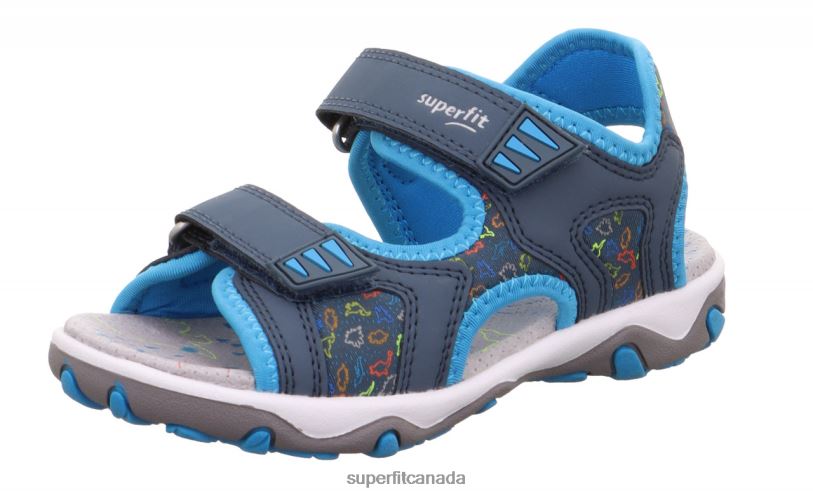 Superfit MIKE 3.0 - Sandal with Velcro Fastener Blue/Turquoise Sandals24FTT621