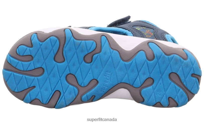 Superfit MIKE 3.0 - Sandal with Velcro Fastener Blue/Turquoise Sandals24FTT621