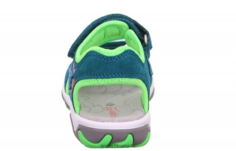Superfit MIKE 3.0 - Sandal with Velcro Fastener Green/Light Green Sandals24FTT626