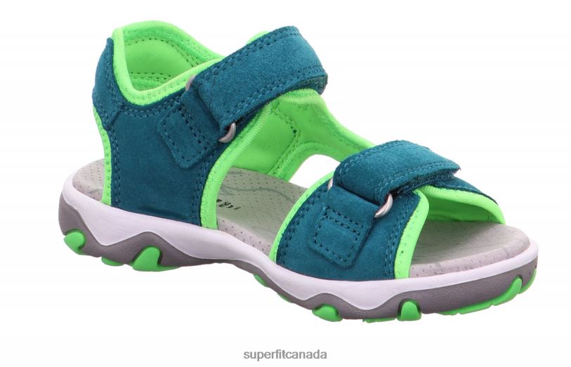 Superfit MIKE 3.0 - Sandal with Velcro Fastener Green/Light Green Sandals24FTT626