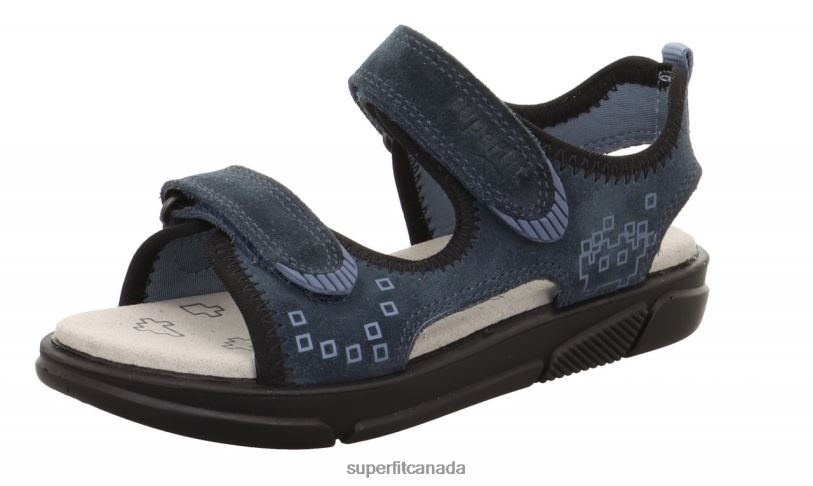 Superfit PIXIE - Sandal with Velcro Fastener Blue Sandals24FTT611