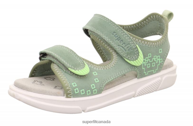 Superfit PIXIE - Sandal with Velcro Fastener Light Green Sandals24FTT649