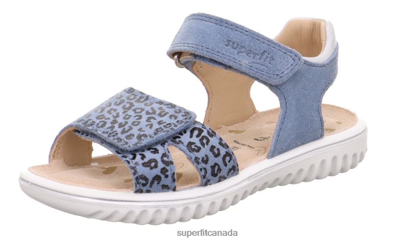 Superfit SPARKLE - Sandal with Velcro Fastener Blue Sandals24FTT678